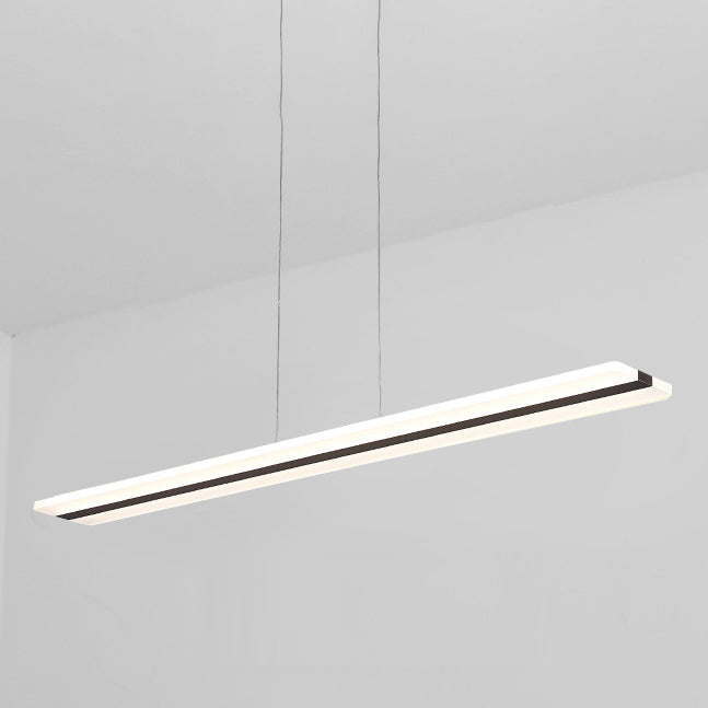 Long Strip LED Island Light moderniste suspendu suspendu pour le salon salle à manger salon