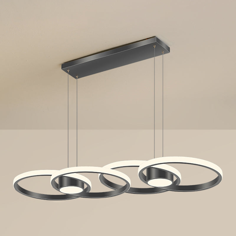 Simplicity Ring Shaped Island Light LED Pendant Light for Living Room Dining Room