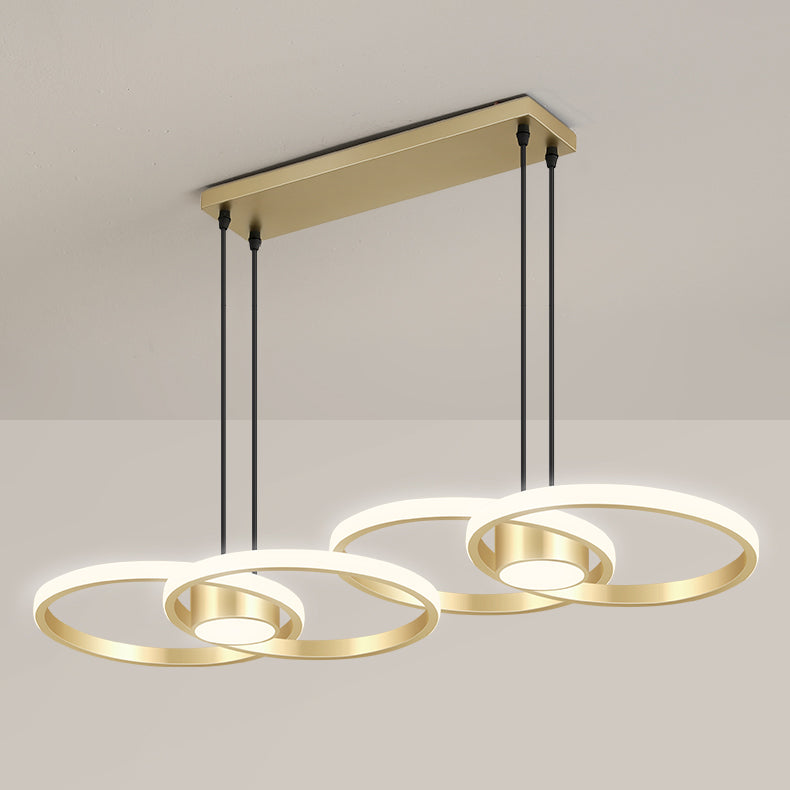 Simplicity Ring Shaped Island Light LED Pendant Light for Living Room Dining Room