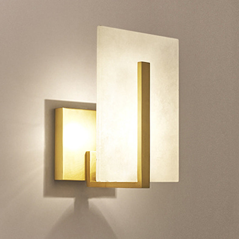 Moderne einfache Wandleuchter 1 Kopf Marmorwand montierte Leuchte für Wohnzimmer