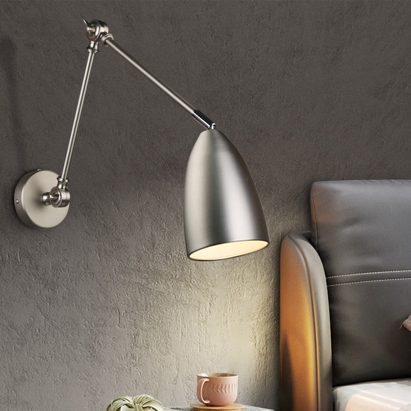Metall mit einer Kopfwand Leuchte Armleuchte Verstellbares Wandlicht für Lounge -Wohnzimmer