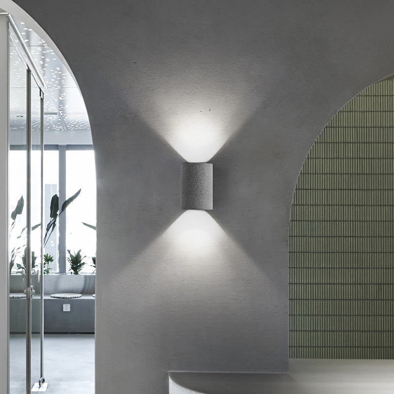 Wohnzimmer ein Kopfwandleuchten moderne Zementwandmontageleuchte