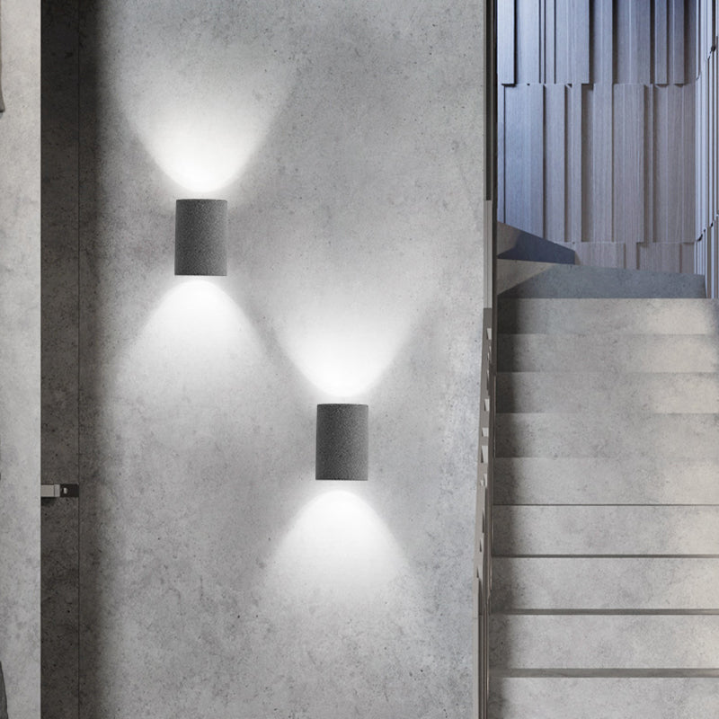 Wohnzimmer ein Kopfwandleuchten moderne Zementwandmontageleuchte