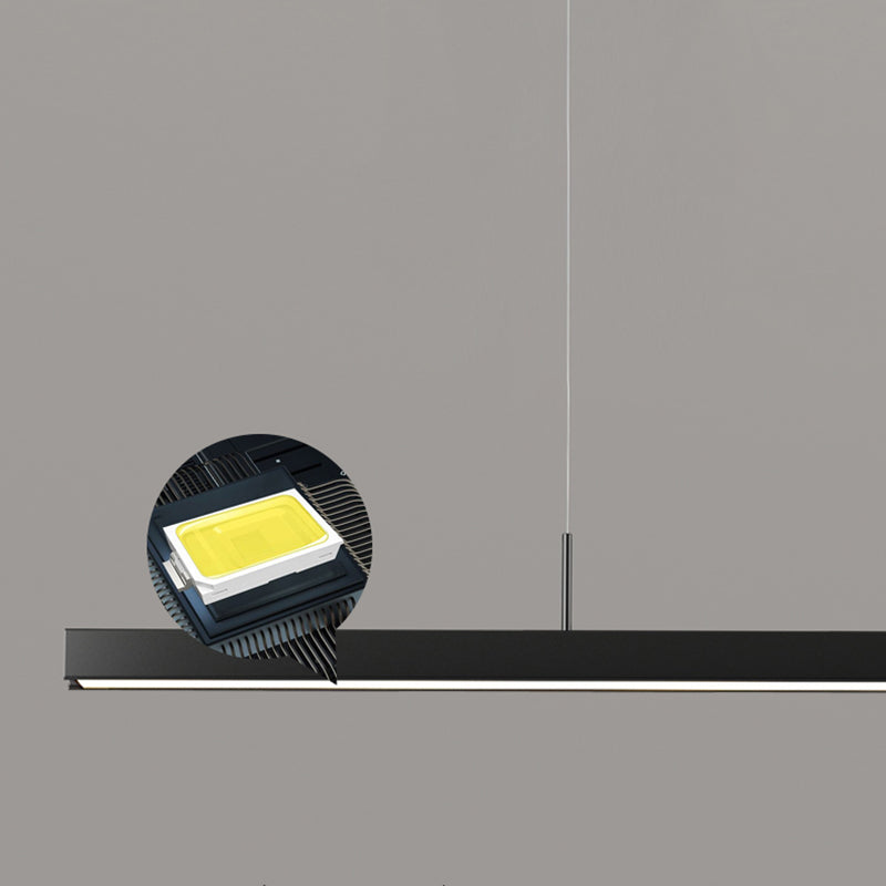 Simplicity Contemporary Kitchen Island Light Acrylic Shade Dining Room Hanging Lamp