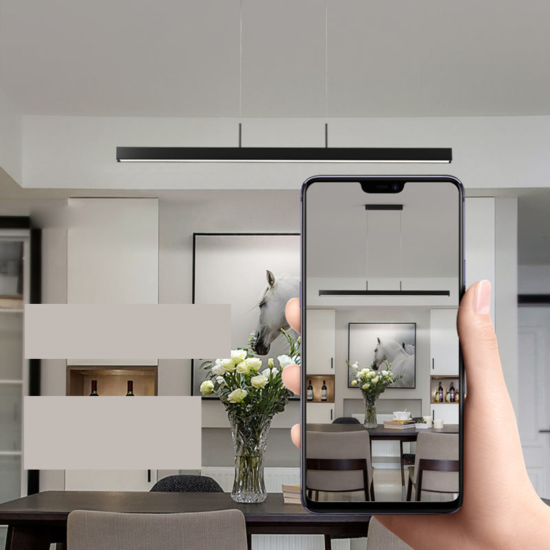 Simplicity Contemporary Kitchen Island Light Acrylic Shade Dining Room Hanging Lamp