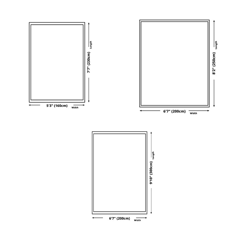 Modern Grey Area Carpet Stripe Pattern Polyester Area Rug Anti-Slip Easy Care Rug for Home Decor