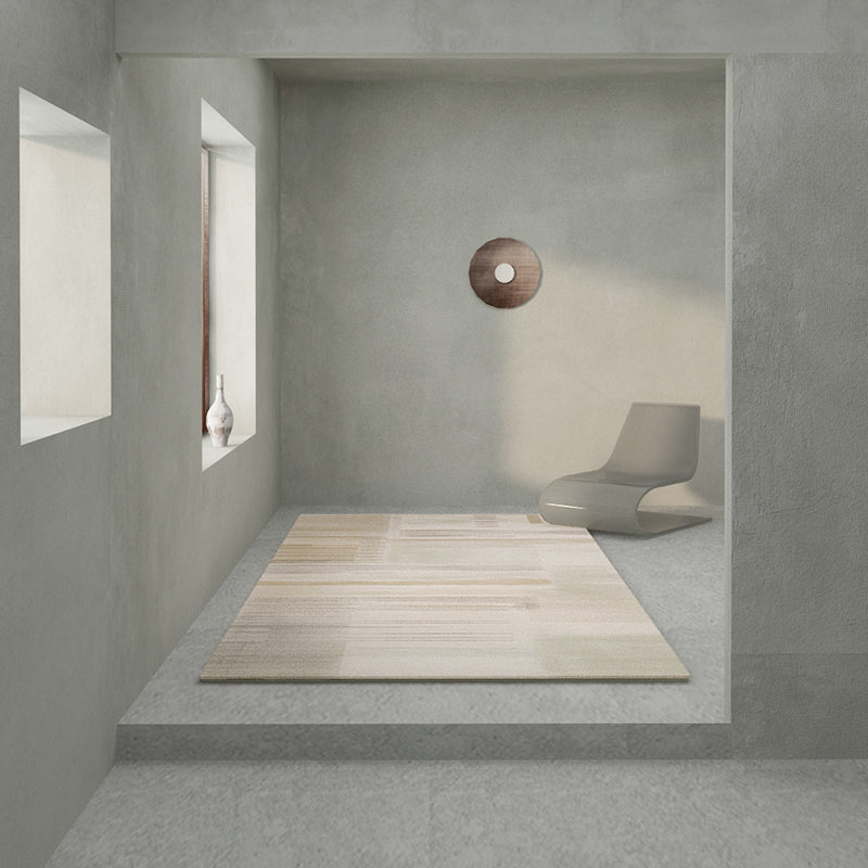 Grey Modern Rug Blending Graphic Rug Non-Slip Backing Rug for Drawing Room