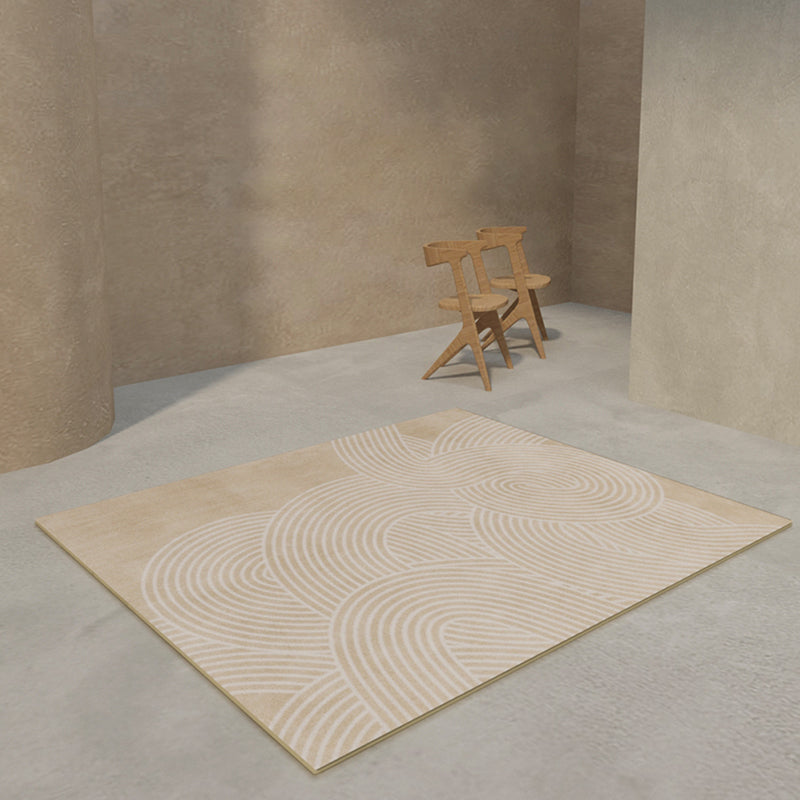 Grey Modern Rug Blending Graphic Rug Non-Slip Backing Rug for Drawing Room