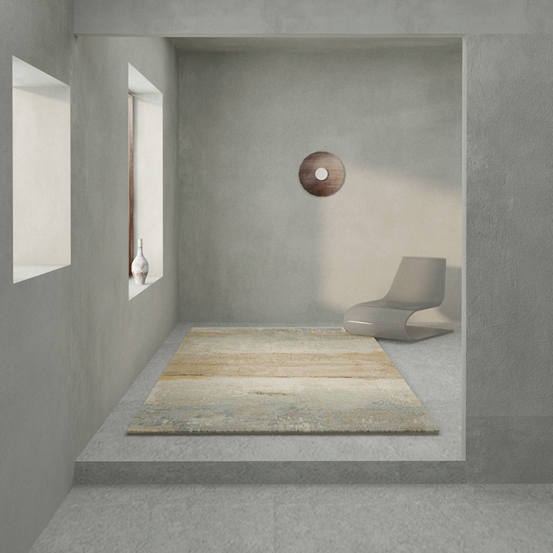 Grey Modern Rug Blending Graphic Rug Non-Slip Backing Rug for Drawing Room