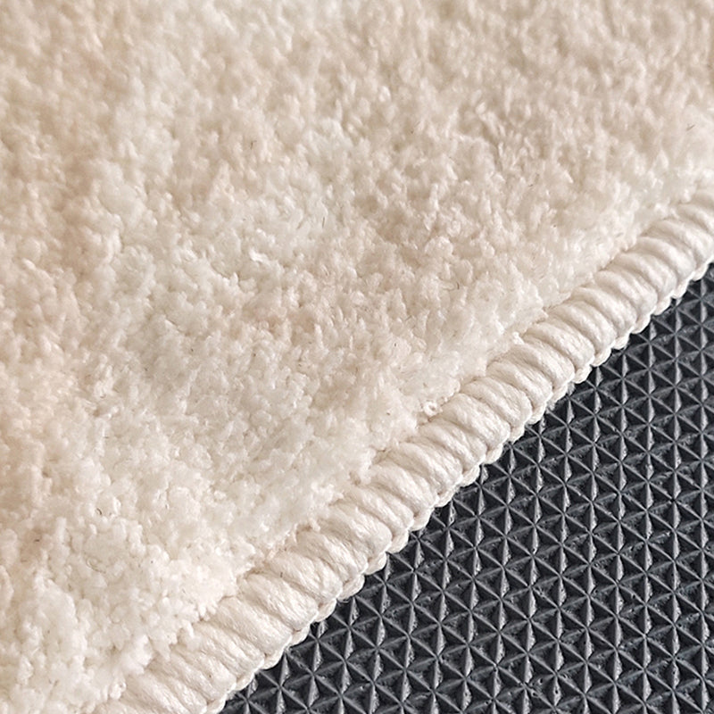 Green Modern Rug Polyester Color Lump Area Rug Non-Slip Backing Rug for Living Room