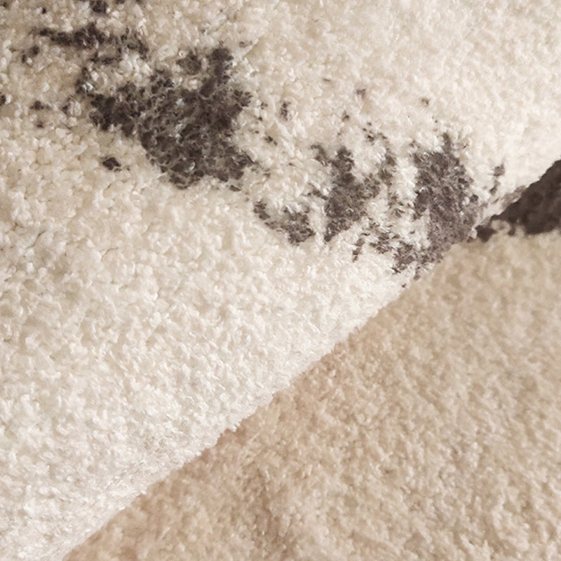 Green Modern Rug Polyester Color Lump Area Rug Non-Slip Backing Rug for Living Room