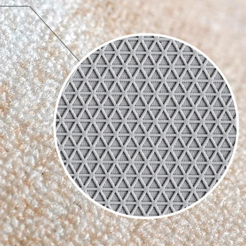 Lichtgele vloerkleed Polyester grafisch vloerkleed Non-slip achterste tapijt voor woonkamer