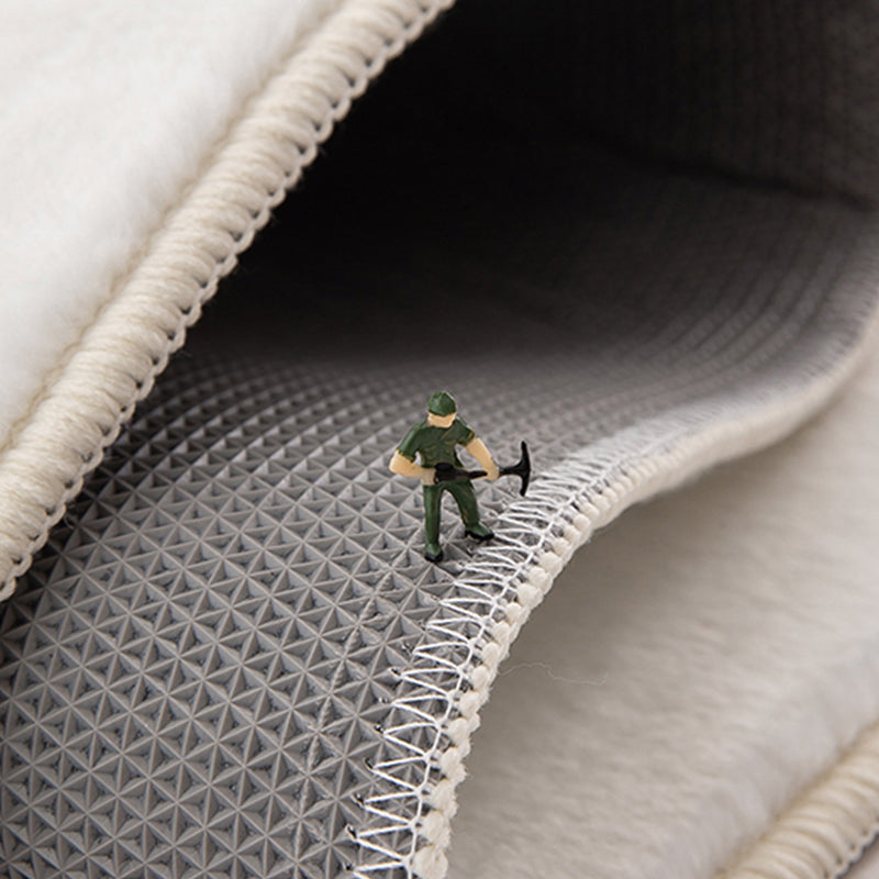 Simplicity Area Carpet Classical Indoor Rug Polyester Stain Resistant Area Rug for Living Room