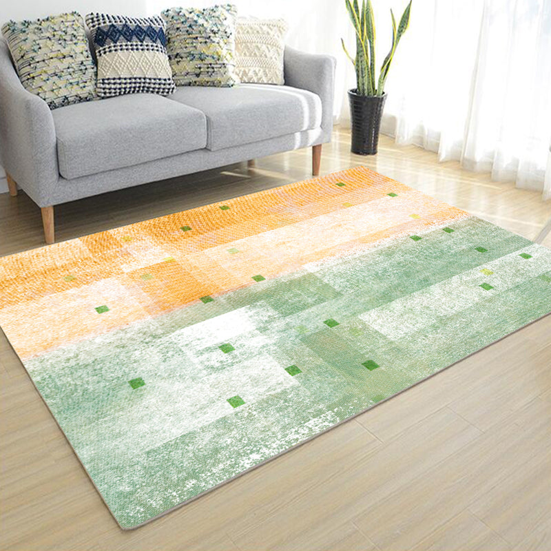 Simplicité Tapis lavable Tapis moderne Rapis Polyester Tacler la zone résistante pour le salon