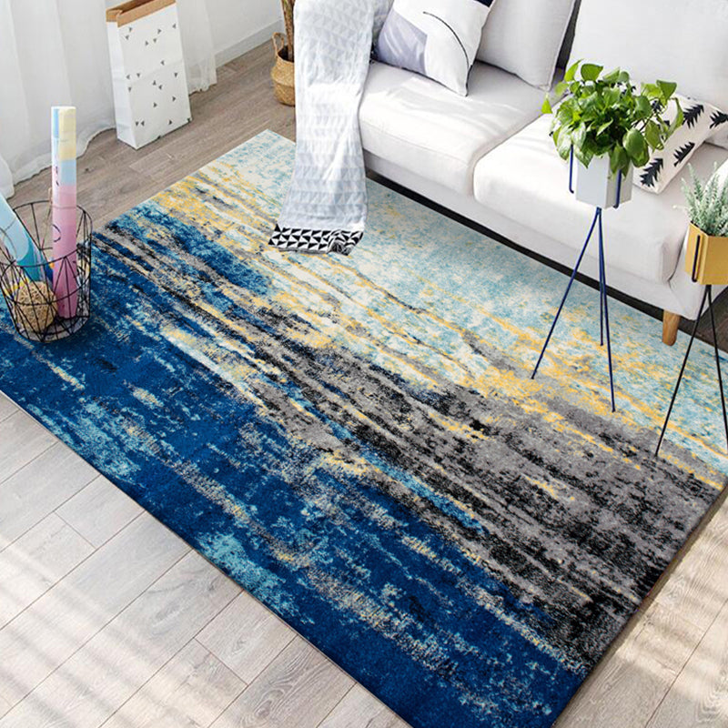 Simplicité Tapis lavable Tapis moderne Rapis Polyester Tacler la zone résistante pour le salon