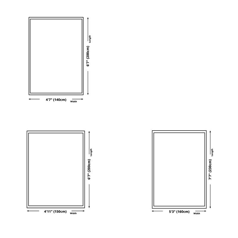 Simplicité Tapis lavable Tapis moderne Rapis Polyester Tacler la zone résistante pour le salon