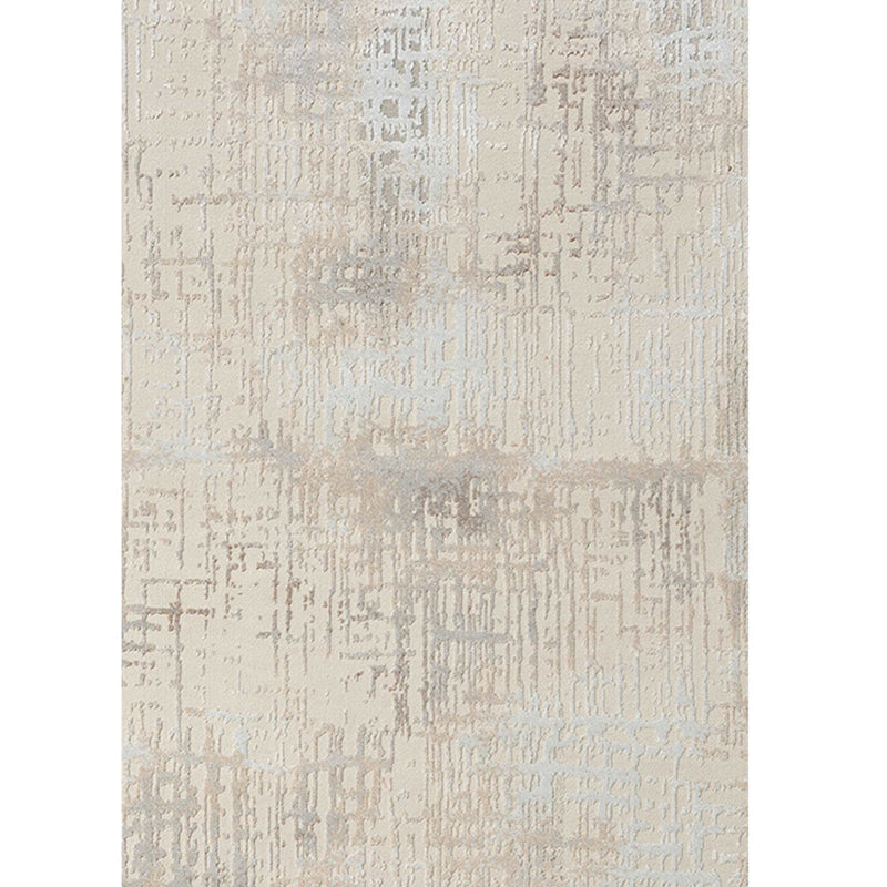 Modern Solid Color Area Carpet Grey Polyester Area Rug Easy Care Rug for Home Decor