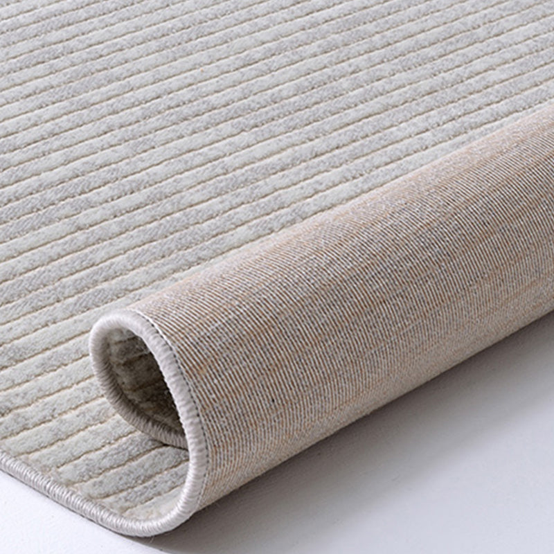 Zone de couleur unie moderne tapis en polyester gris tapis de soins faciles pour la décoration intérieure