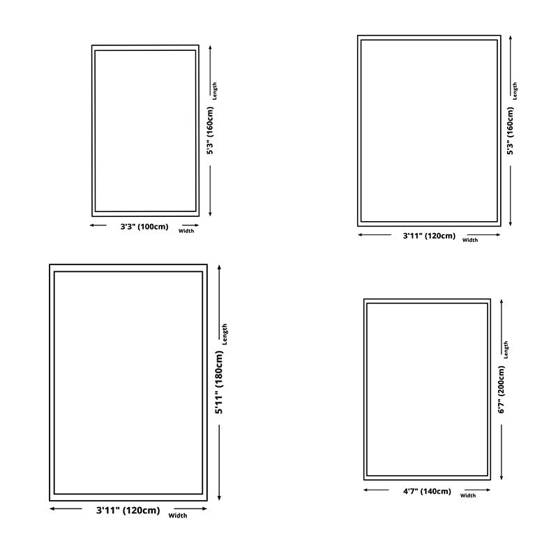 Dark Red Modern Rug Polyester Graphic Rug Non-Slip Backing Rug for Home Decoration