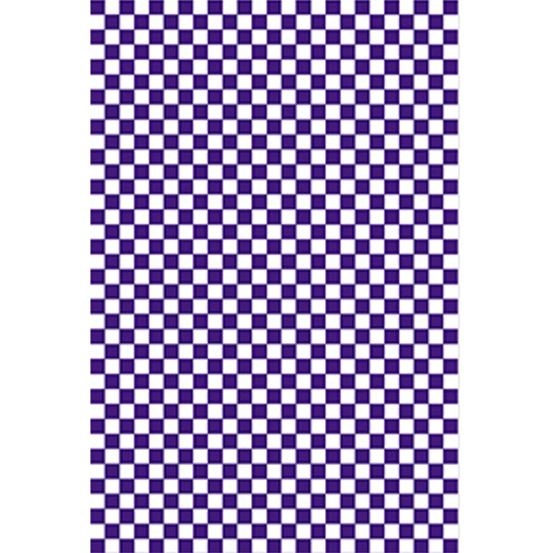 Simple Checkered Pattern Carpet Polyester Indoor Rug Pet Friendly Area Rug for Home Decoration