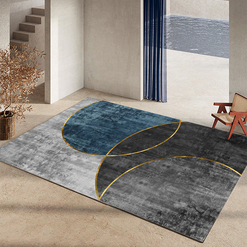 Contemporary Area Rug Gorgeous Washable Indoor Rug Stain Resistant Area Carpet for Living Room