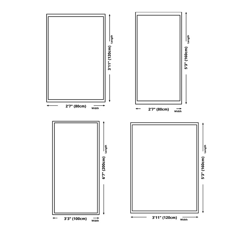 Licht grafisch modern tapijt polyester driehoek tapijt niet-slip achterste tapijt voor woonkamer