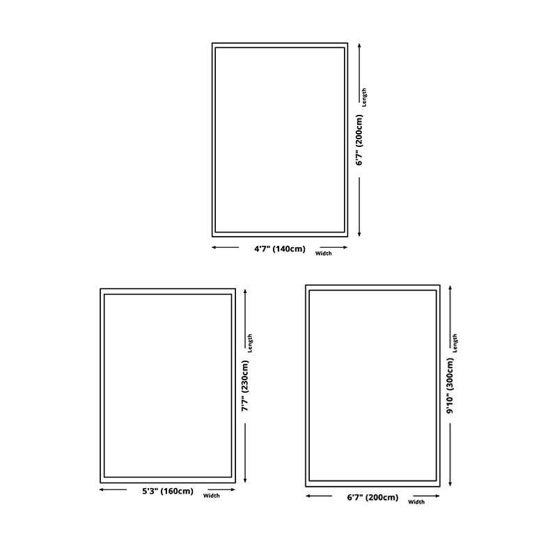 Licht grafisch modern tapijt polyester driehoek tapijt niet-slip achterste tapijt voor woonkamer