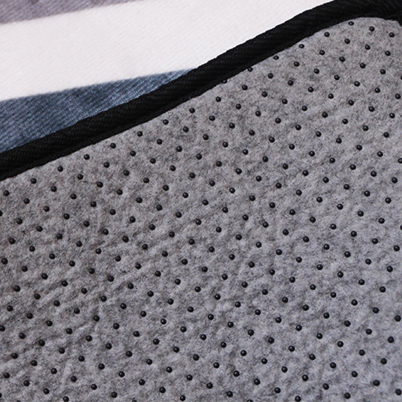 Bruin modern tapijten polyester kleur klontdapje niet-slip achterste tapijt voor woningdecoratie