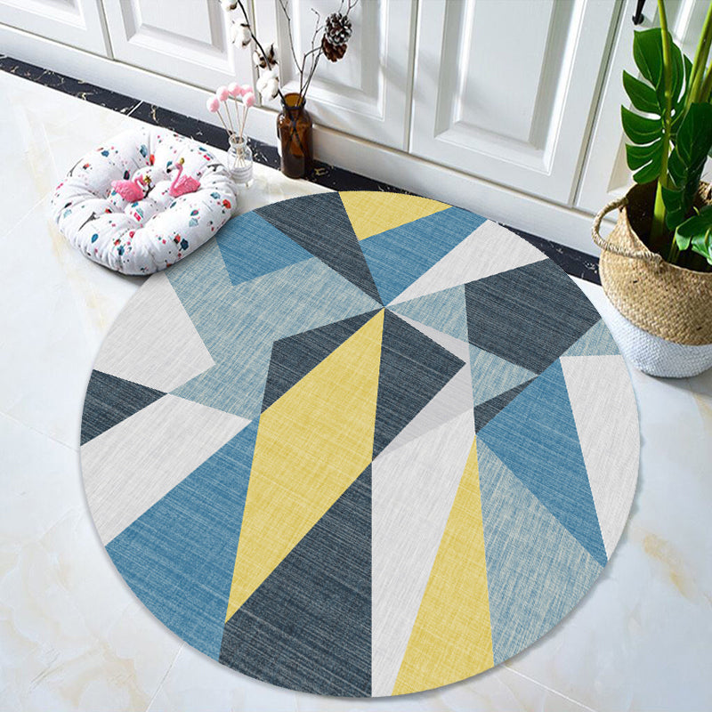Fancy geometrisch patroon tapijt Modern polyester gebied Rug Anti-slip gebied Rug voor woonkamer