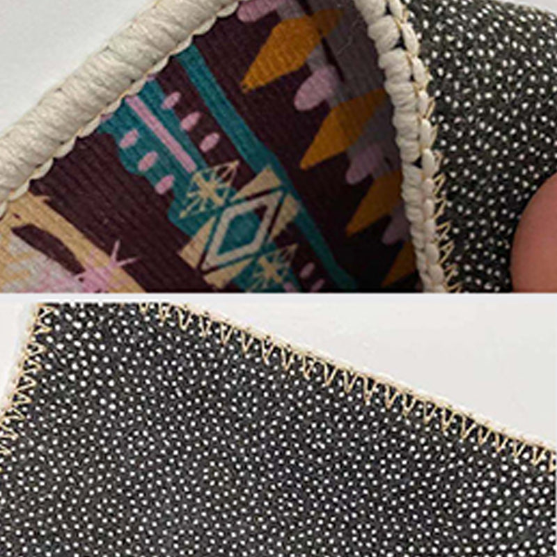 Tapis de tapis moderne gris foncé