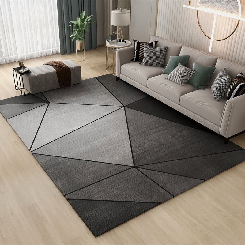 Simplicity Harlequin Printed Carpet Polyester Area Rug Stain Resistant Indoor Carpet for Living Room