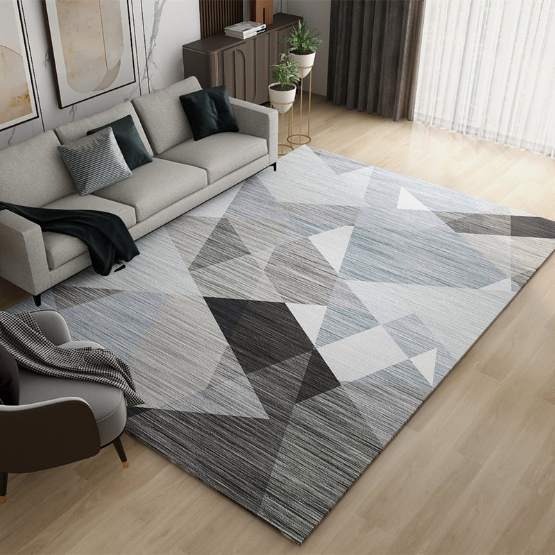 Simplicity Harlequin Printed Carpet Polyester Area Rug Stain Resistant Indoor Carpet for Living Room