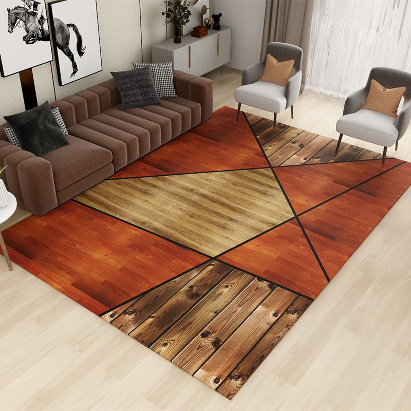 Simplicity Harlequin Printed Carpet Polyester Area Rug Stain Resistant Indoor Carpet for Living Room