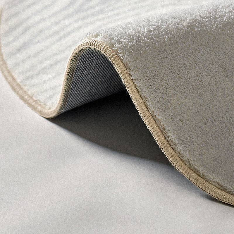 Modern Stripe Pattern Rug Grey Polyester Area Rug Non-Slip Backing Area Carpet for Home Decor