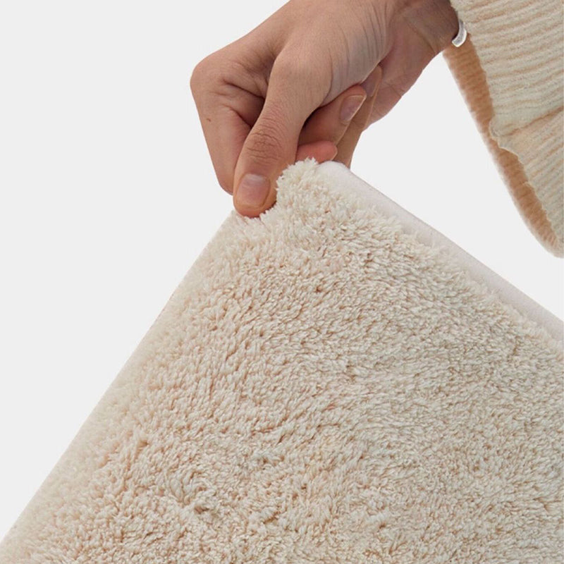 Brown Circle Rug Polyester Modern Area Rug Non-Slip Backing Rug for Living Room