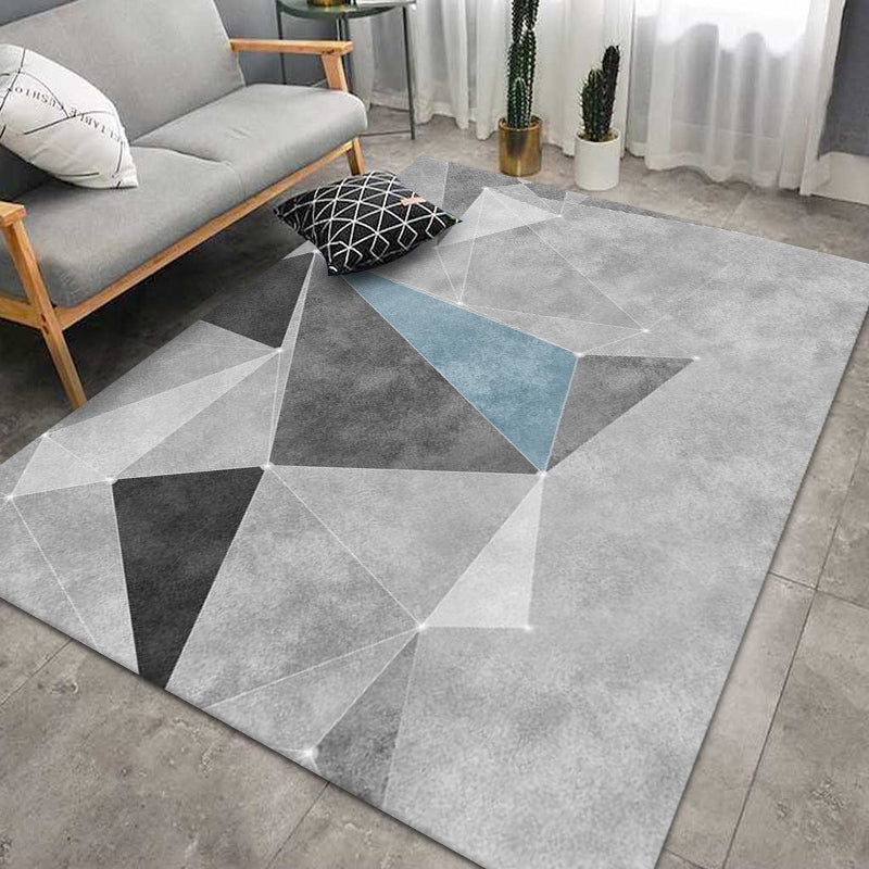 Natuurlijk geometrisch patroon tapijt polyester tapijtkleurige resistent binnen vloerkleed voor woningdecoratie