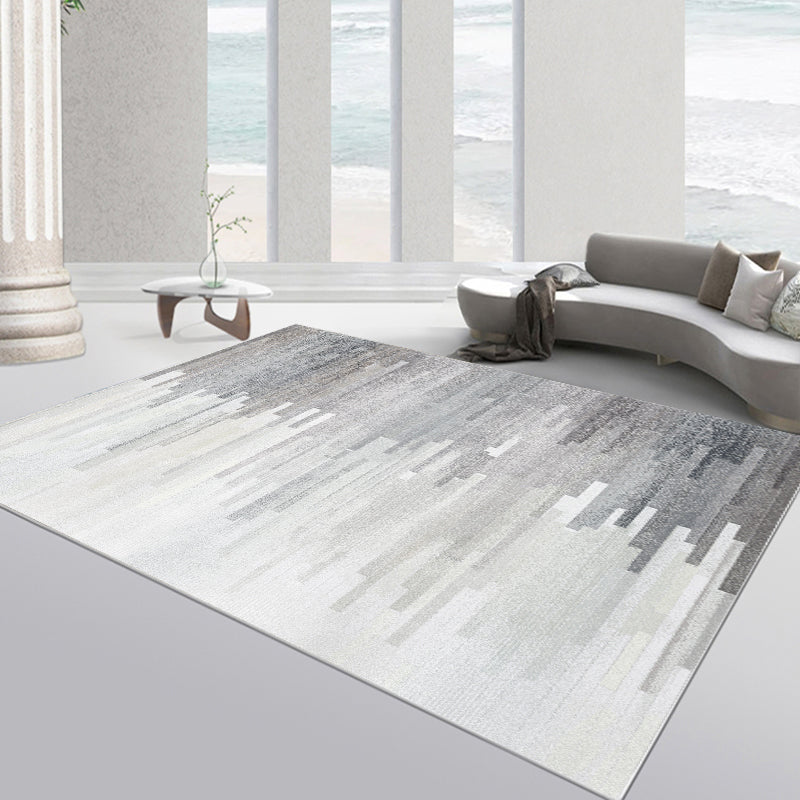 Natuurlijk geometrisch patroon tapijt polyester tapijtkleurige resistent binnen vloerkleed voor woningdecoratie