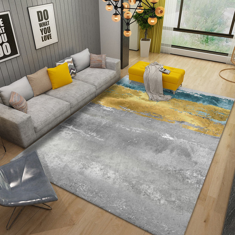 Natuurlijk geometrisch patroon tapijt polyester tapijtkleurige resistent binnen vloerkleed voor woningdecoratie