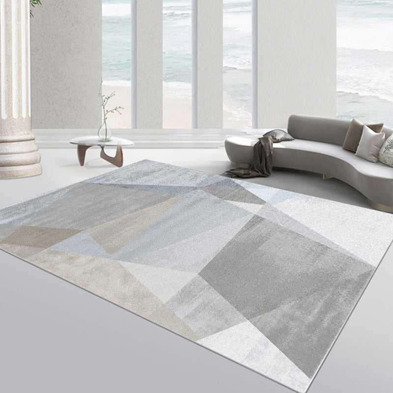 Natuurlijk geometrisch patroon tapijt polyester tapijtkleurige resistent binnen vloerkleed voor woningdecoratie