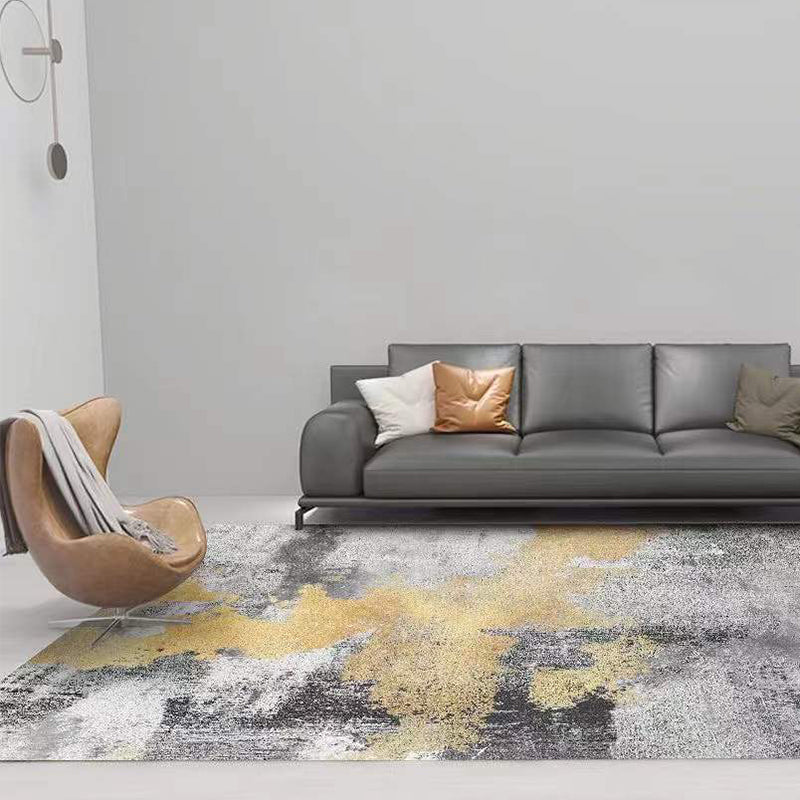 Hedendaagse matrixpatroon Tapijt Polyester Binnen Trut Petvriendelijk vloerkleed voor huizendecoratie