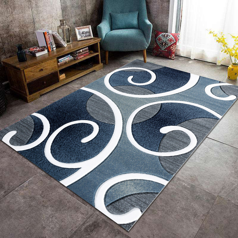 Modern geometrisch patroon Gebied Tapijt Modern Polyester Area Tapijt Anti-slip Tapijt voor woonkamer