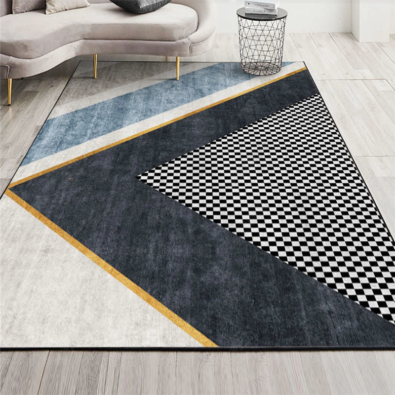 Creatieve geometrie afdrukt tapijt tapijt polyester tapijten kleurbestendig gebied tapijt voor woningdecoratie