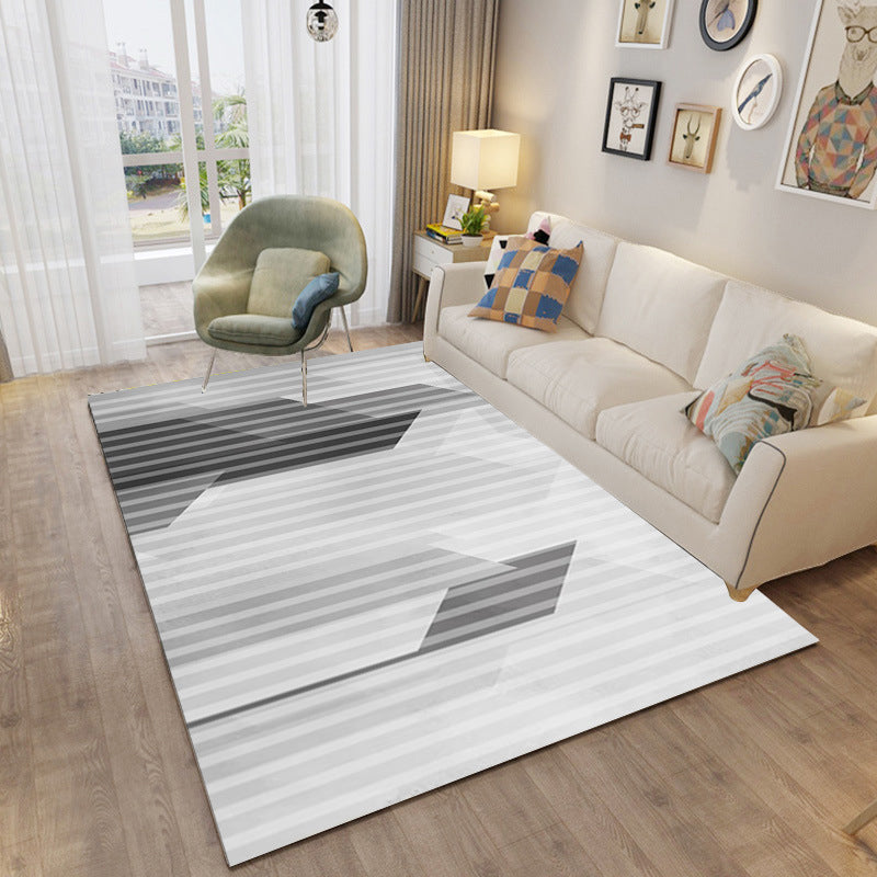 Minimalistisch geometrisch bedrukt tapijten Polyester binnen tapijt vlekbestendig gebied tapijt voor woonkamer