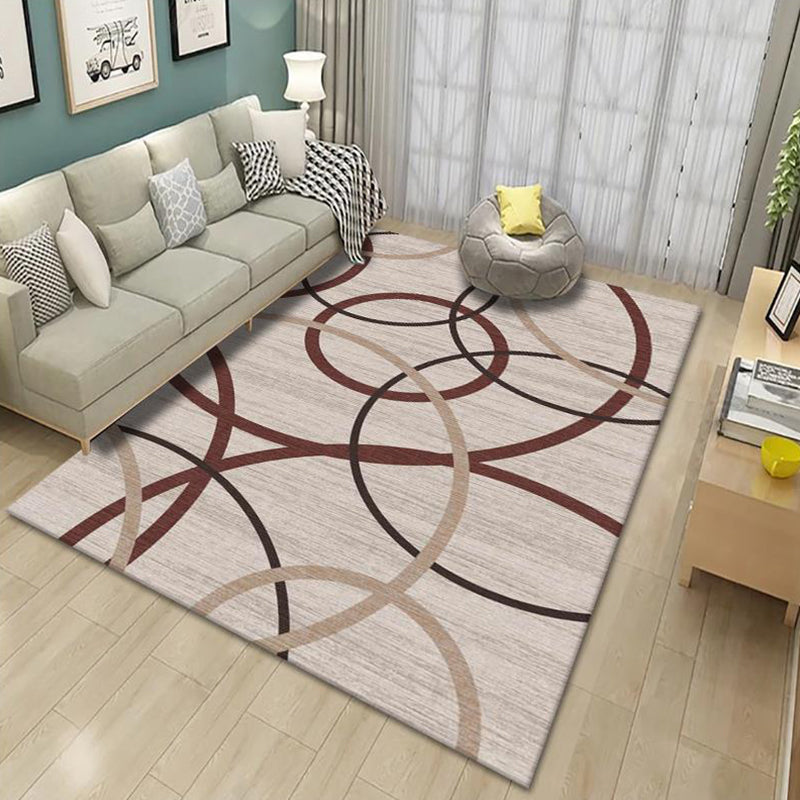 Stijlvol wasbaar Rug Comfort Geometrisch patroon Tapijten Polyester Anti-slip tapijt voor woningdecoratie