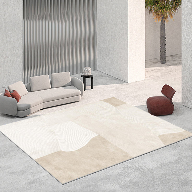 Minimalistisch grafisch patroon Tapijten Polyester binnen tapijt Tapijt Non-slip ruggebied Tapijt voor woonkamer