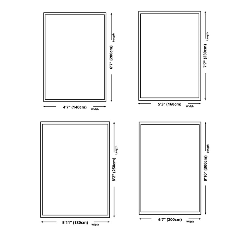 Minimalistisch grafisch patroon Tapijten Polyester binnen tapijt Tapijt Non-slip ruggebied Tapijt voor woonkamer
