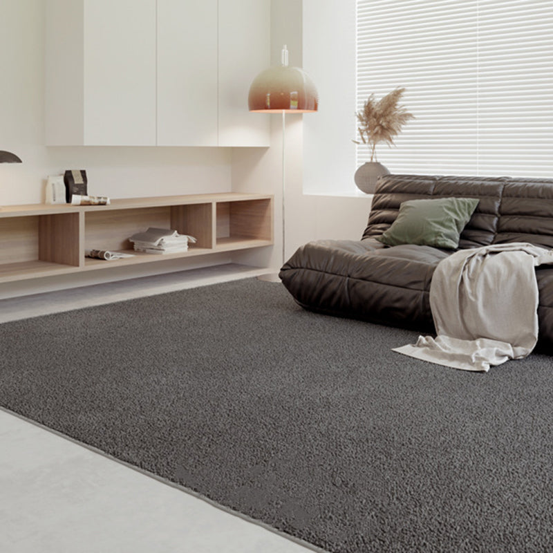 Light Purple Modern Rug Blending Solid Color Rug Non-Slip Backing Rug for Home Decor