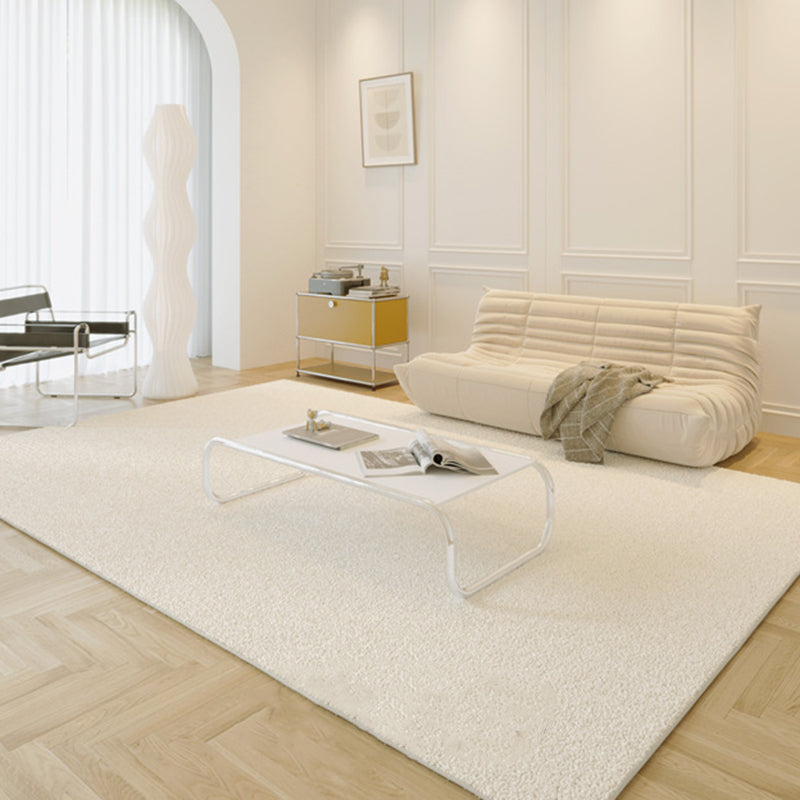 Light Purple Modern Rug Blending Solid Color Rug Non-Slip Backing Rug for Home Decor