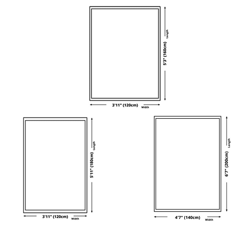 Green Modern Carpet Floral Pattern Polyester Area Rug Easy Care Washable Rug for Home Decor