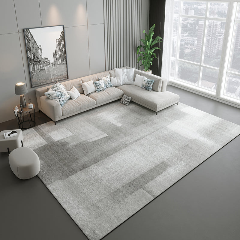 Casual huizen Decoratie Tapijt Grijze geometrie Print tapijt polyester Polyester Niet-slip achtergrondgebied Tapijt